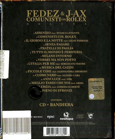 cd jax fedez comunisti col rolex multiplatinum|Comunisti col Rolex (Multiplatinum Edition) .